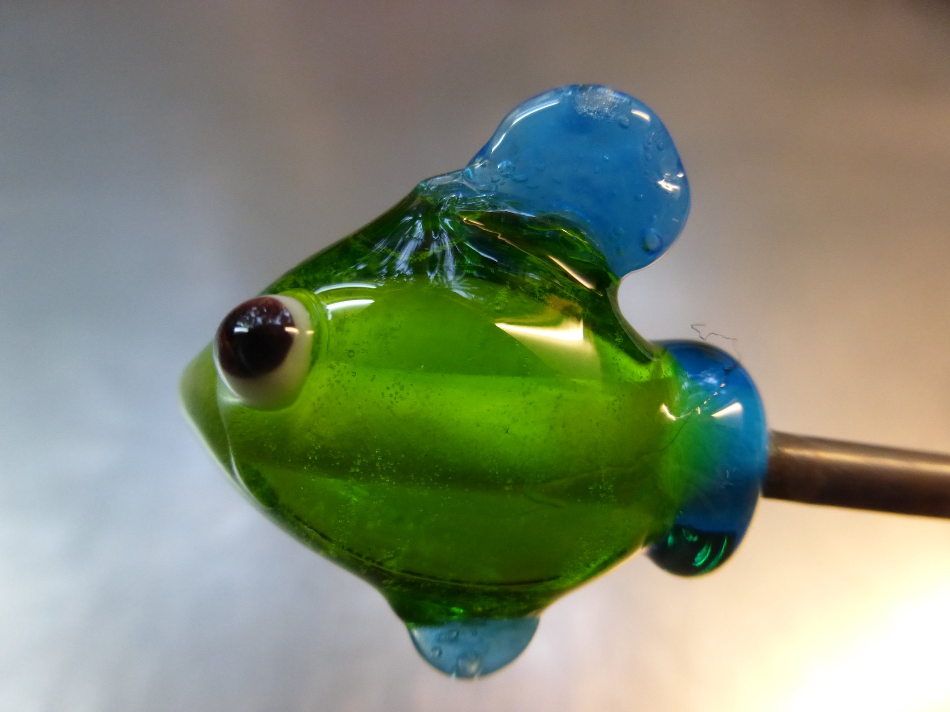 small soft glass creatures